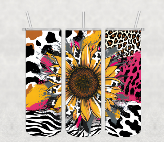 Sun Flower Animal Print